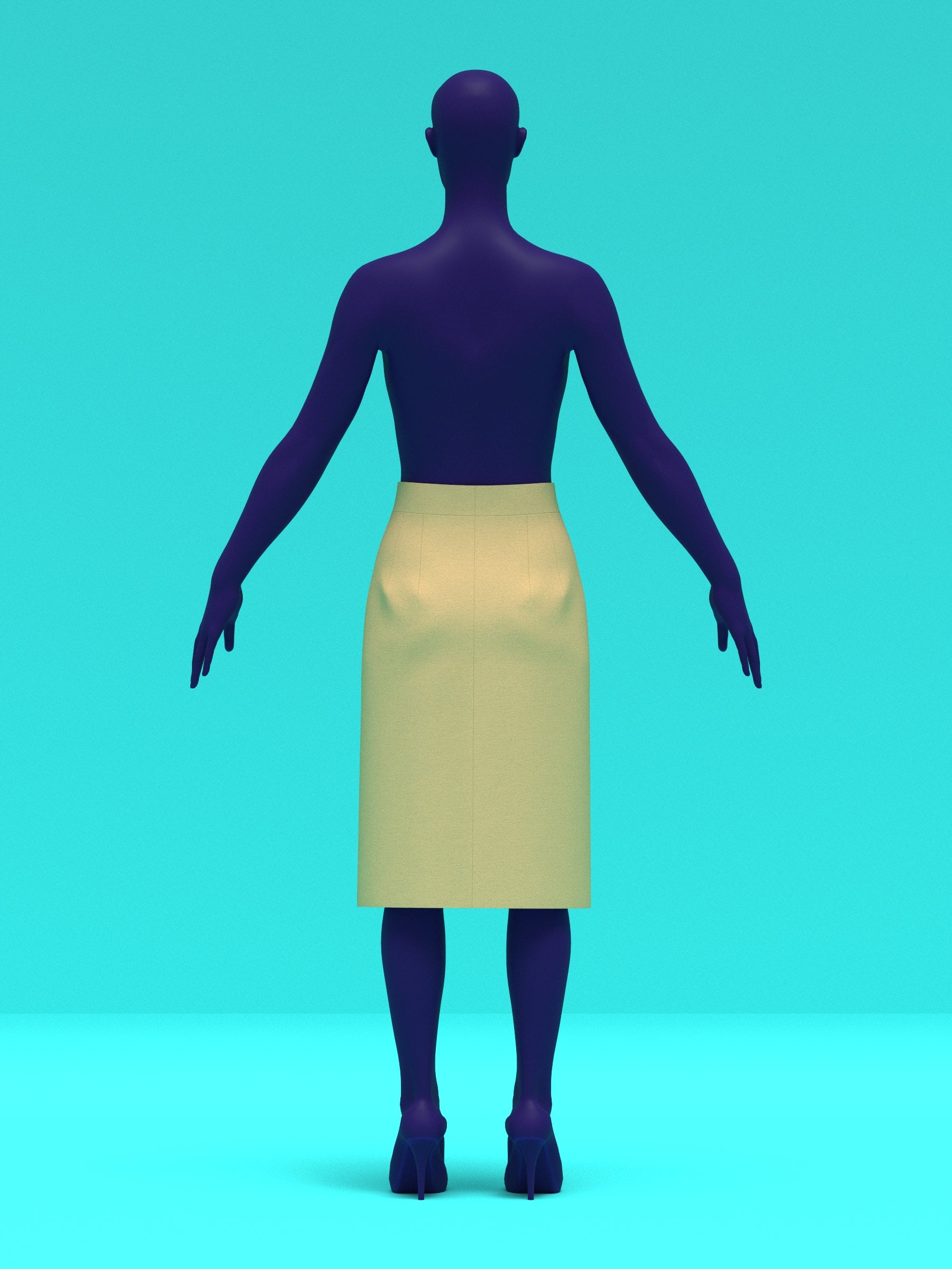 Skirt sloper PDF pattern block for drag queen fashion, non-stretch skirt base for DIY pattern making to create your own custom design in men’s and women’s sizes with hip pad adjustments