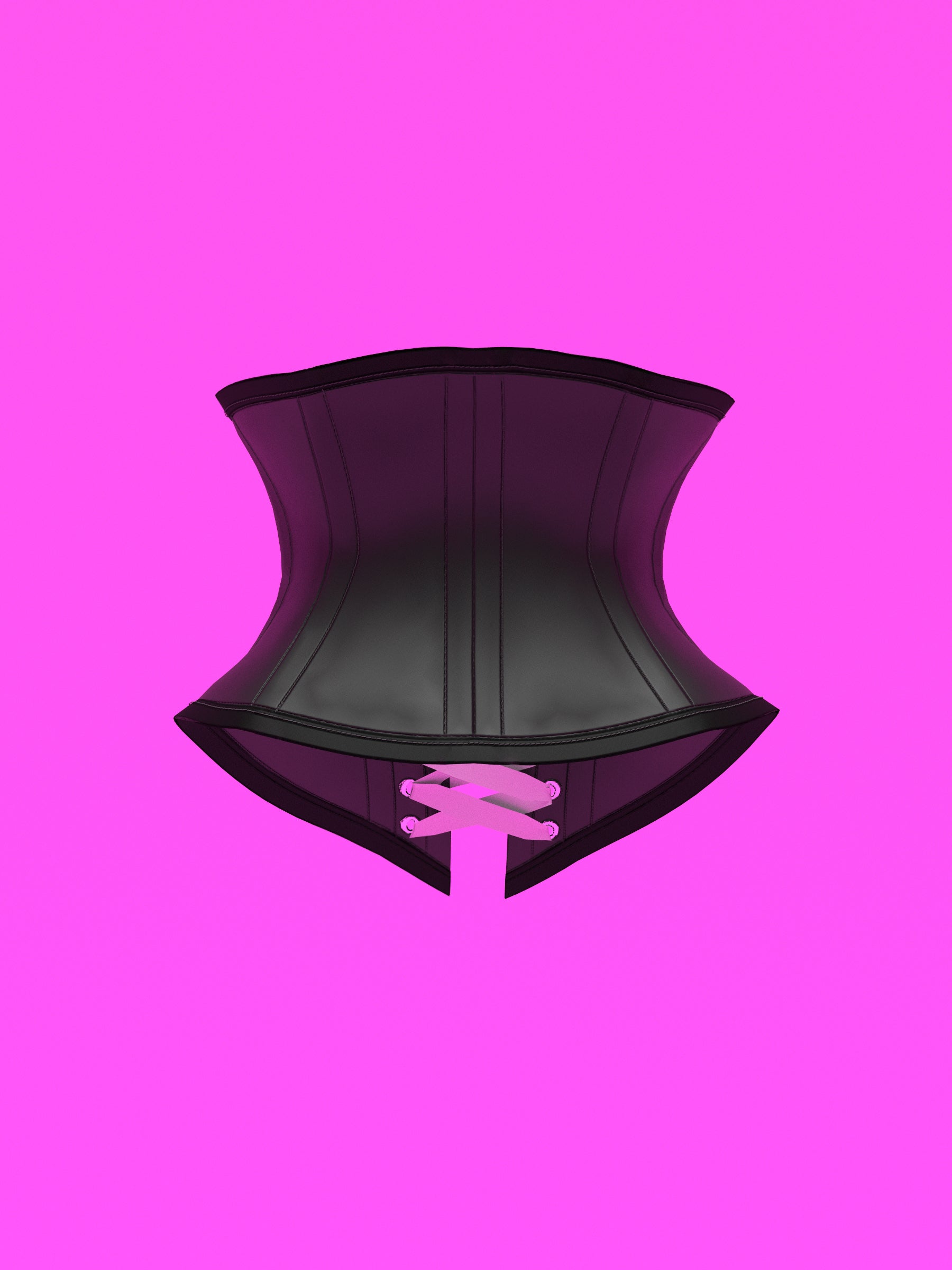 Open High Collar Neck Corset Sewing Pattern for Drag queens Cosplay Costume Fetish Alternative Goth Outfit by Katkow