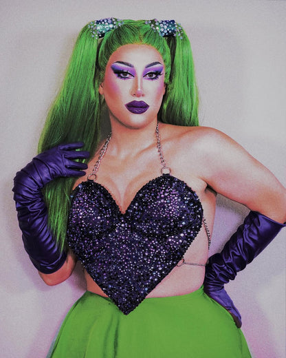 Patrón de costura superior con cadena de corazones (tallas XS-4X) - PDF