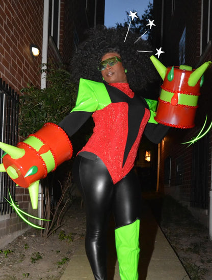 Cyber Cutout Leotard Sewing Pattern (XS-4X) For Drag Queens