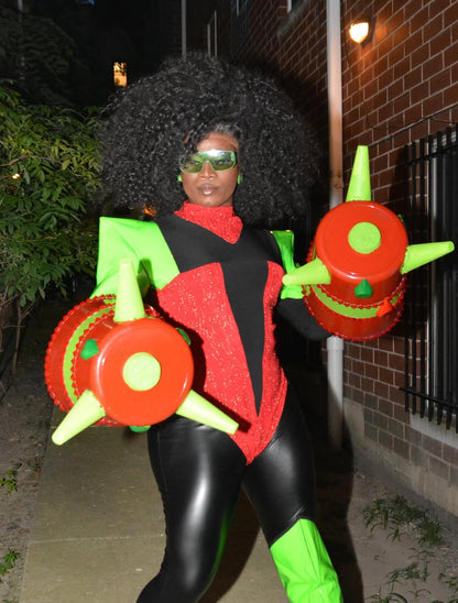 Cyber Cutout Leotard Sewing Pattern (XS-4X) For Drag Queens