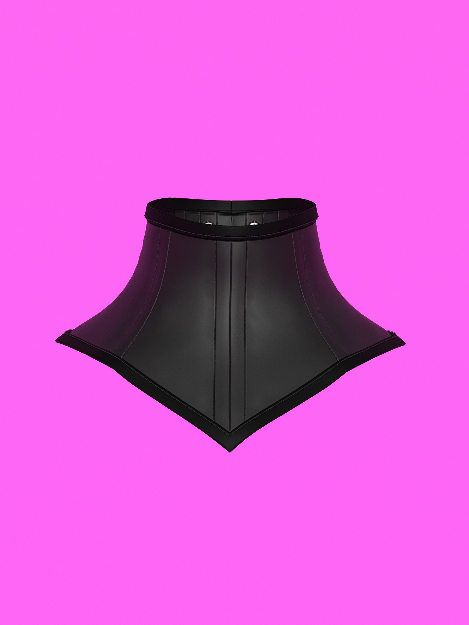 V-Cut Pointed Neck Corset Sewing Pattern for Drag Queens Cosplay Alternative Goth Fetish Costume Gear by Katkow