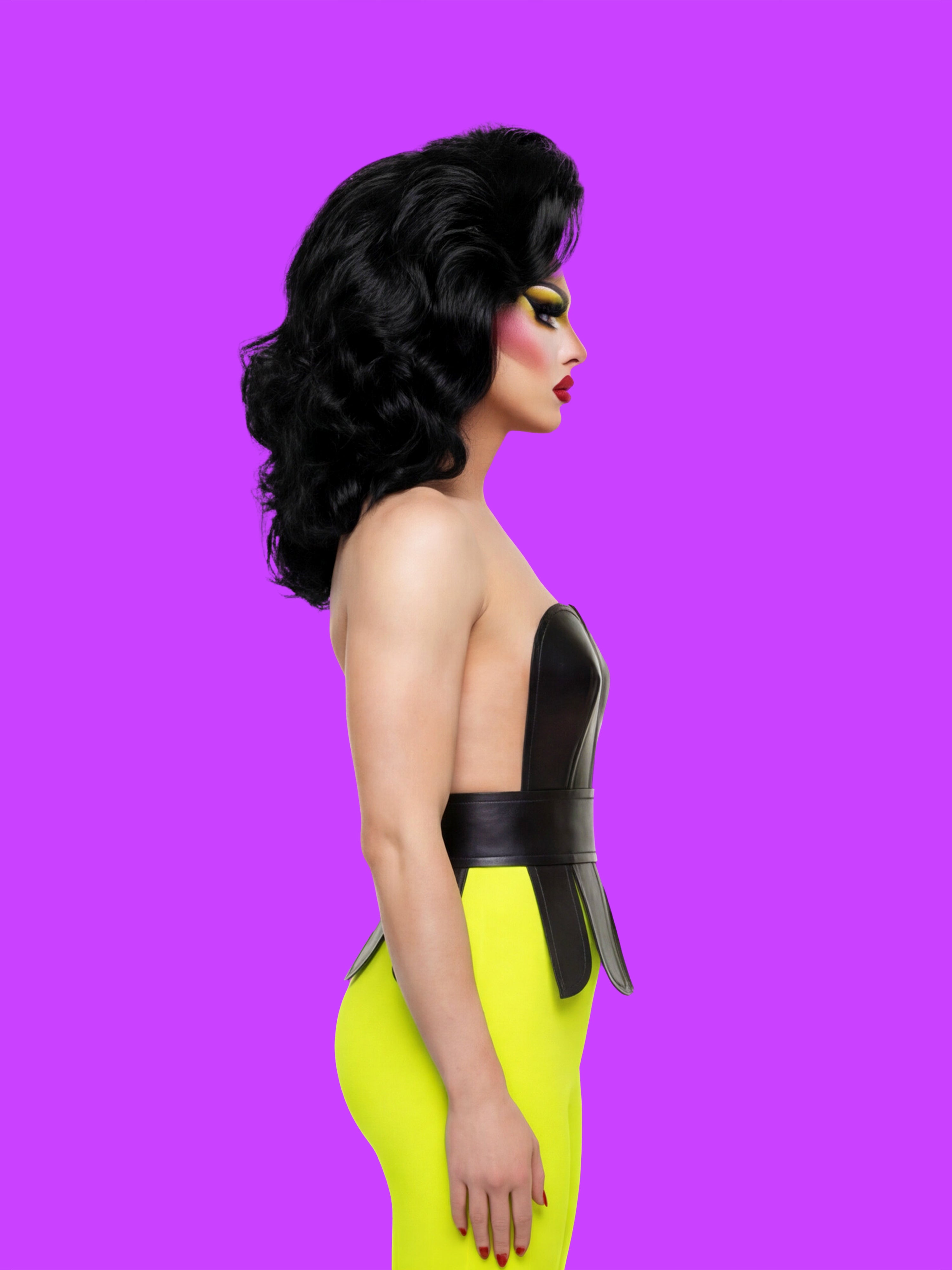 Belted Ribbon Top Sewing Pattern Corset Lace Belt for Drag Queens Sewing Pattern Costume by Katkow Side