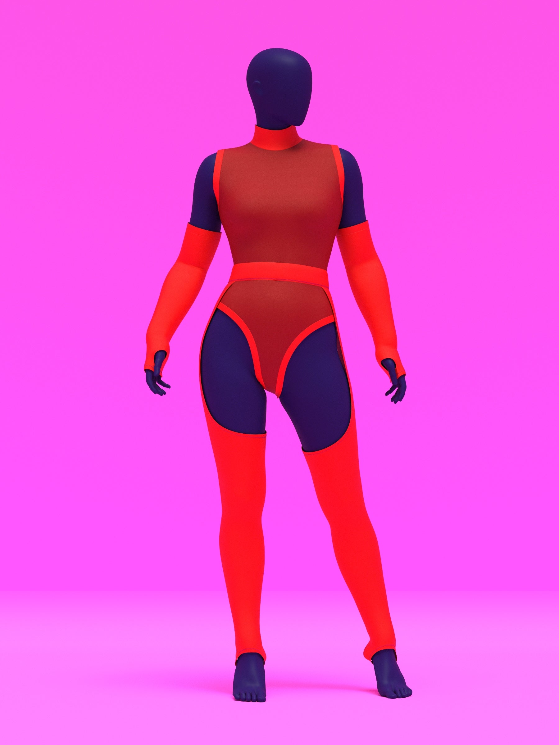 Stretch Set Leotard, Fingerless Opera Gloves, Chaps Sewing Patterns For Drag Queens by Katkow Beginner Sewing Pattern Full Drag Costume 