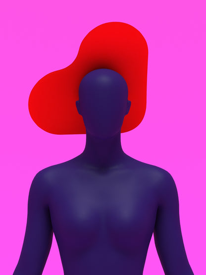 Heart Shaped Halo Hat Sewing Pattern for drag queens valentines accessory easy sew by Katkow 