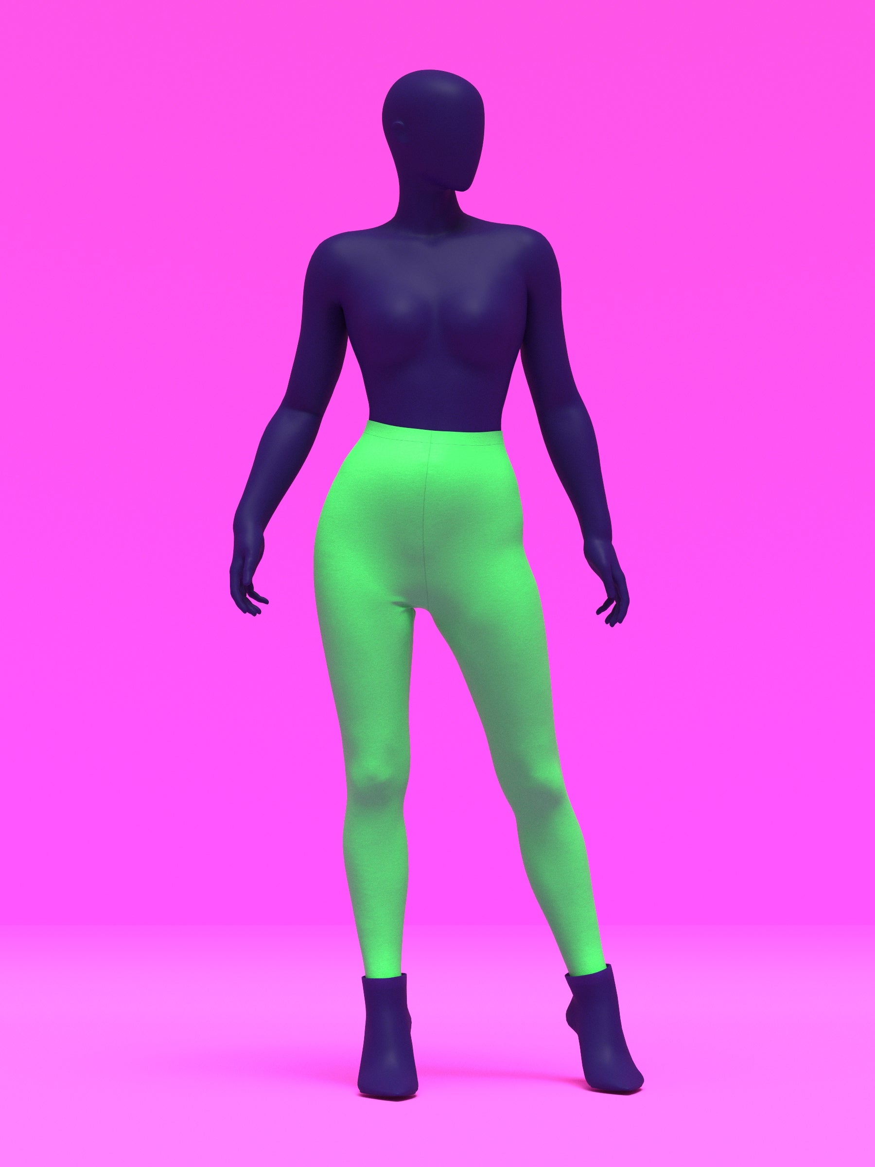 High Waisted Leggings Sewing Pattern (XS-4X) For Drag Queens pants bottoms stretch easy sew by Katkow 