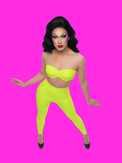 High Waisted Leggings Sewing Pattern (XS-4X) For Drag Queens pants bottoms stretch easy sew by Katkow top 2