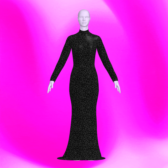 Katkow Long Sleeve Gown Sewing Pattern for Drag Queens Costume, Fashion, Wedding, Prom, Fantasy, Fairy, Gala, Evening Dress, Skirt, Train gif