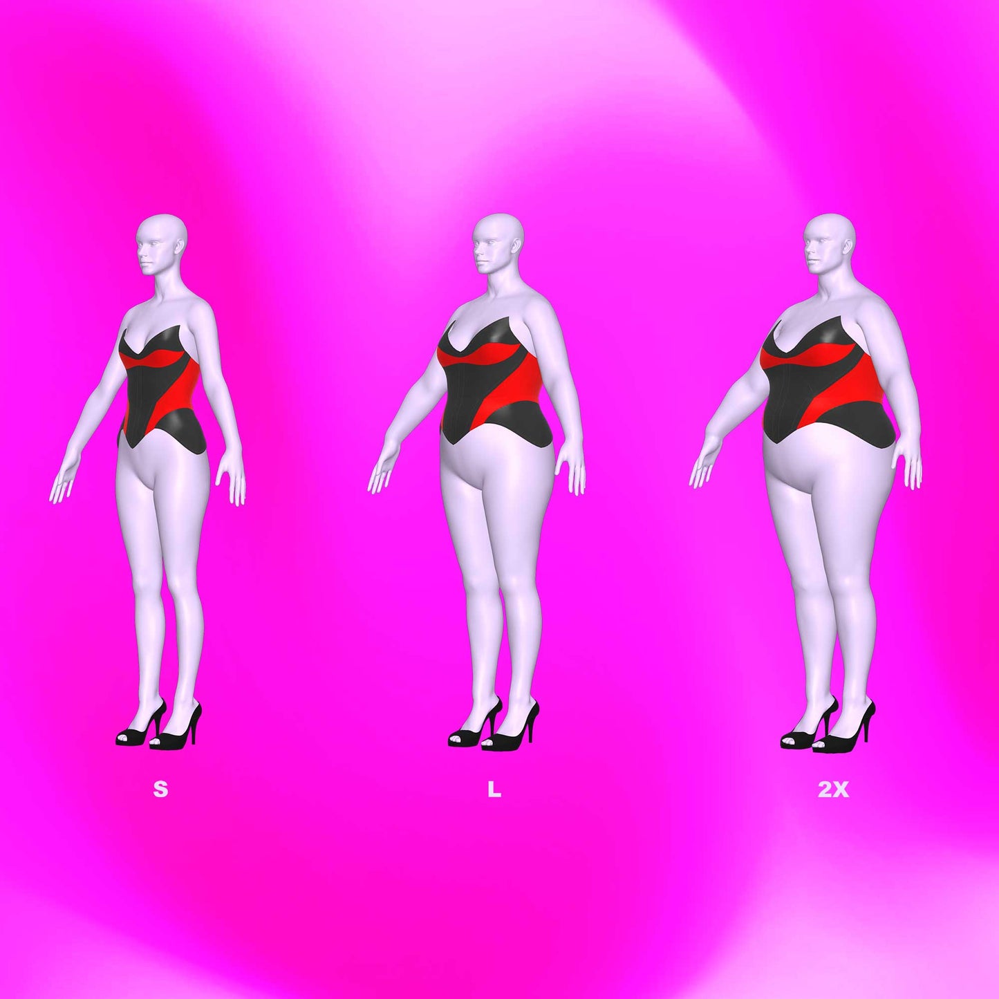 katkow drag queen bee corset sewing pattern sizes