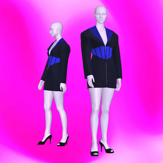 katkow drag queen blazer dress sewing pattern thumb