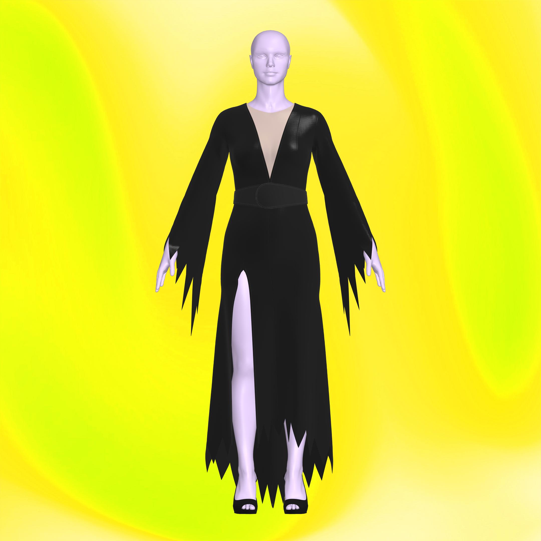 Evil Mistress Dress Sewing Pattern (Sizes XS-4X) Drag Witch Costume ...