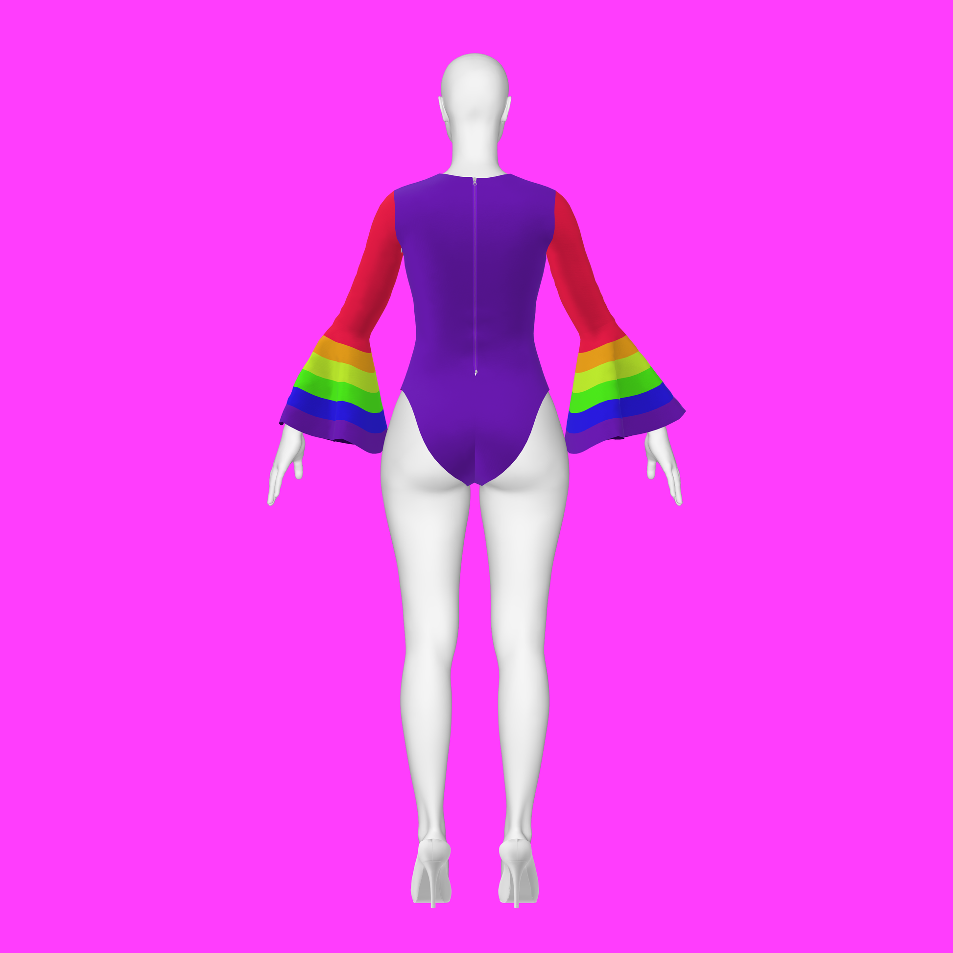 katkow drag queen leotard sewing pattern pride back