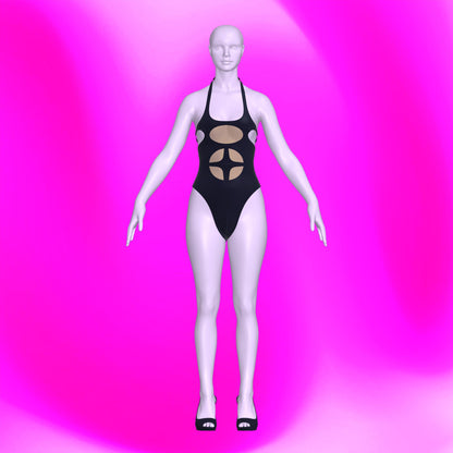 katkow drag queen leotard sewing pattern bathing suit front