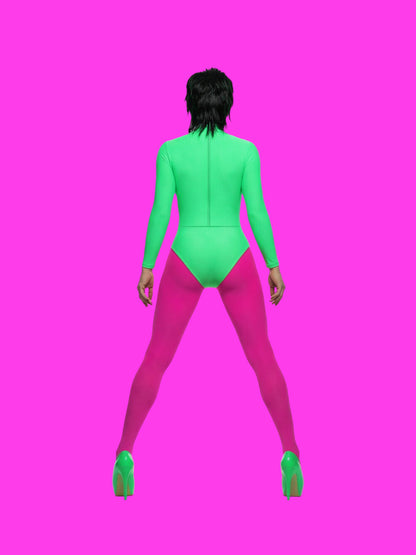 Long Sleeve Leotard Sewing Pattern for Drag Queens Costume Outfit Cosplay Rave Festival Dance Katkow Sew DIY