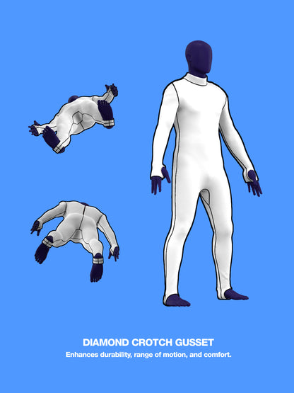 Men's Stretch Catsuit Sewing Pattern For Cosplay Superhero Suit Costume Easy Sew Bodysuit Onsie Leotard Dancewear Katkow