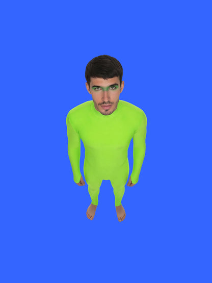 Men's Stretch Catsuit Sewing Pattern For Cosplay Superhero Suit Costume Easy Sew Bodysuit Onsie Leotard Dancewear Katkow