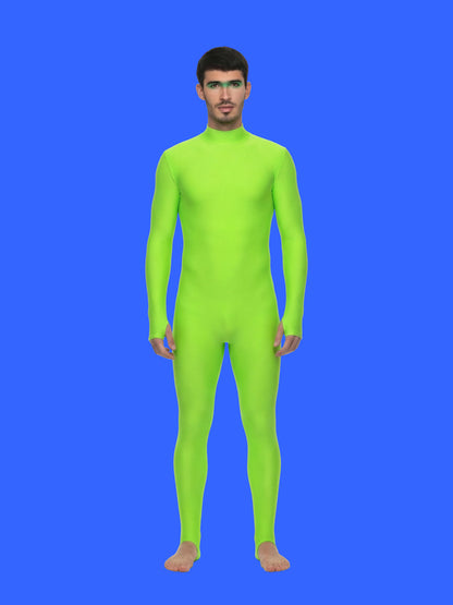 Men's Stretch Catsuit Sewing Pattern For Cosplay Superhero Suit Costume Easy Sew Bodysuit Onsie Leotard Dancewear Katkow