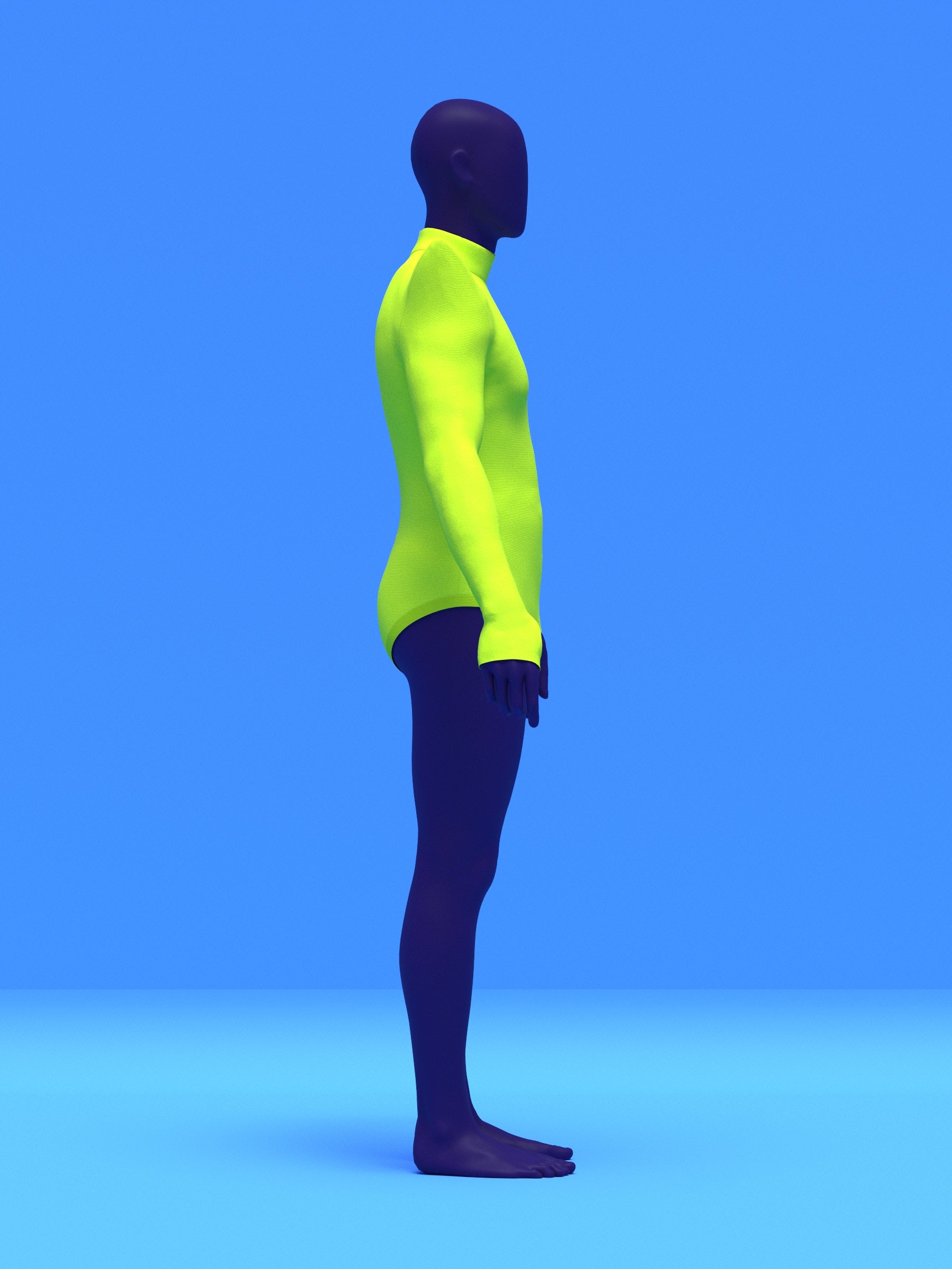 Men's Pointed Shoulder Leotard Sewing Pattern For Cosplay Bodysuit Stretch Easy Beginner Sew Superhero villain costume by Katkow 