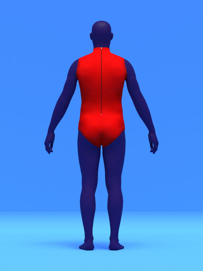 Men's Sleeveless Leotard Sewing Pattern for Cosplay and Dancewear Stretch Bodysuit Onesie Superhero Suit Costume 