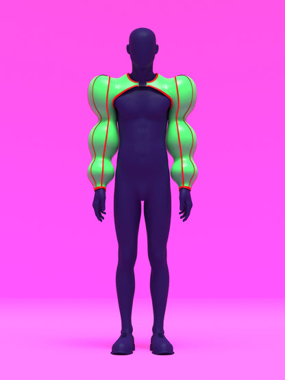 Ornament Ball Sleeve Shrug Sewing Pattern Top for Drag Queens Holiday Festive Outfit Costume Big Sleeves Man