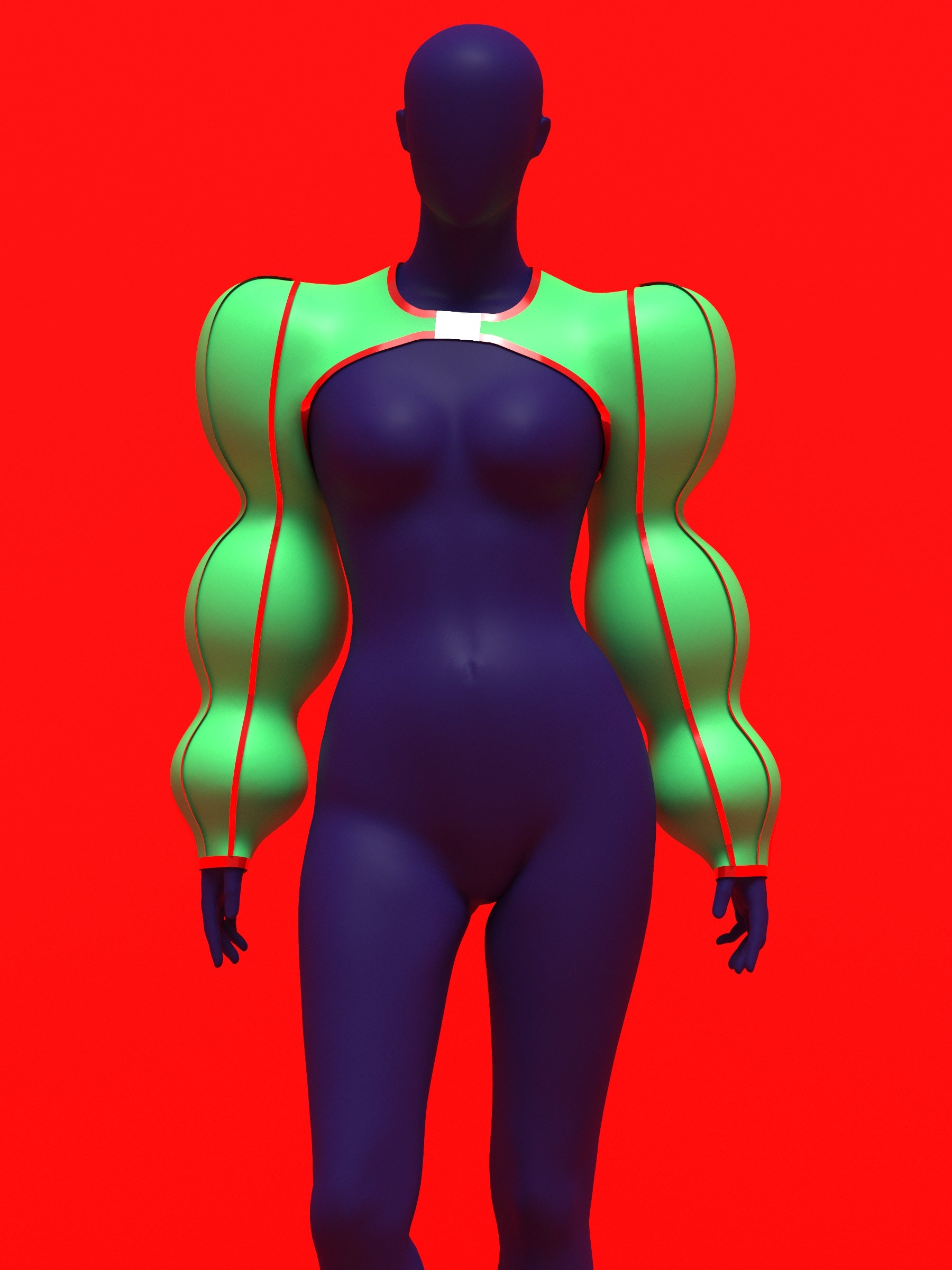 Ornament Ball Sleeve Shrug Sewing Pattern Top for Drag Queens Holiday Festive Outfit Costume Big Sleeves 