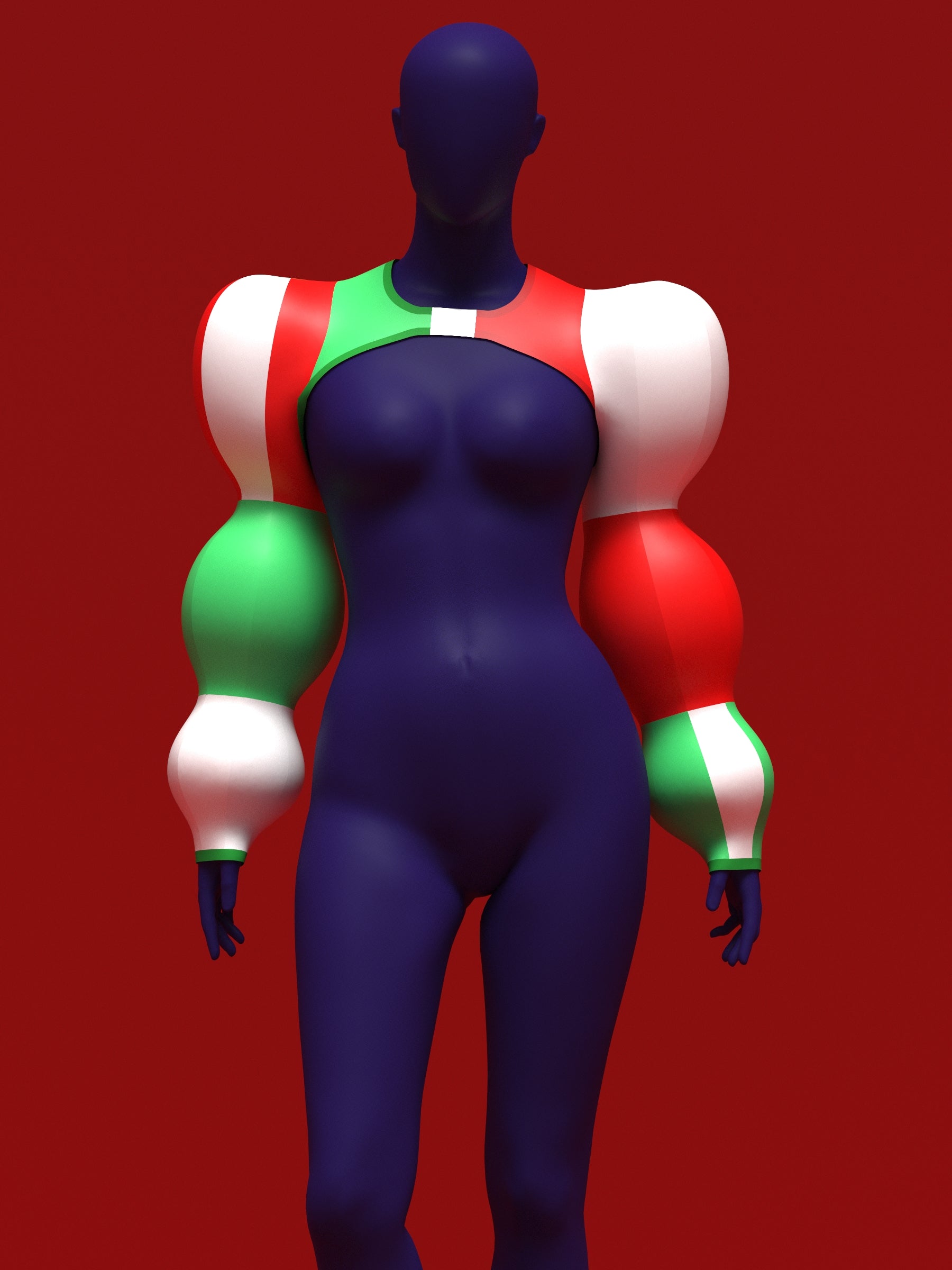 Ornament Ball Sleeve Shrug Sewing Pattern Top for Drag Queens Holiday Festive Outfit Costume Big Sleeves 2