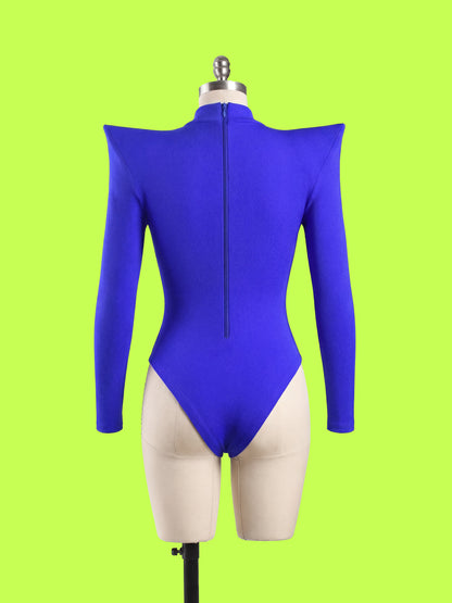 Pointed Shoulder Leotard Sewing Pattern For Drag Queens Cosplay by Katkow Stretch outfit dress form