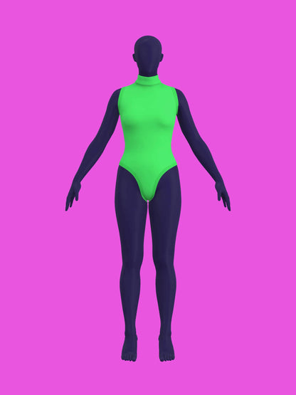 Sleeveless Leotard Sewing Pattern For Women's Cosplay Stretch Easy Beginner Sewing Dancewear Unitard Bodysuit by Katkow video