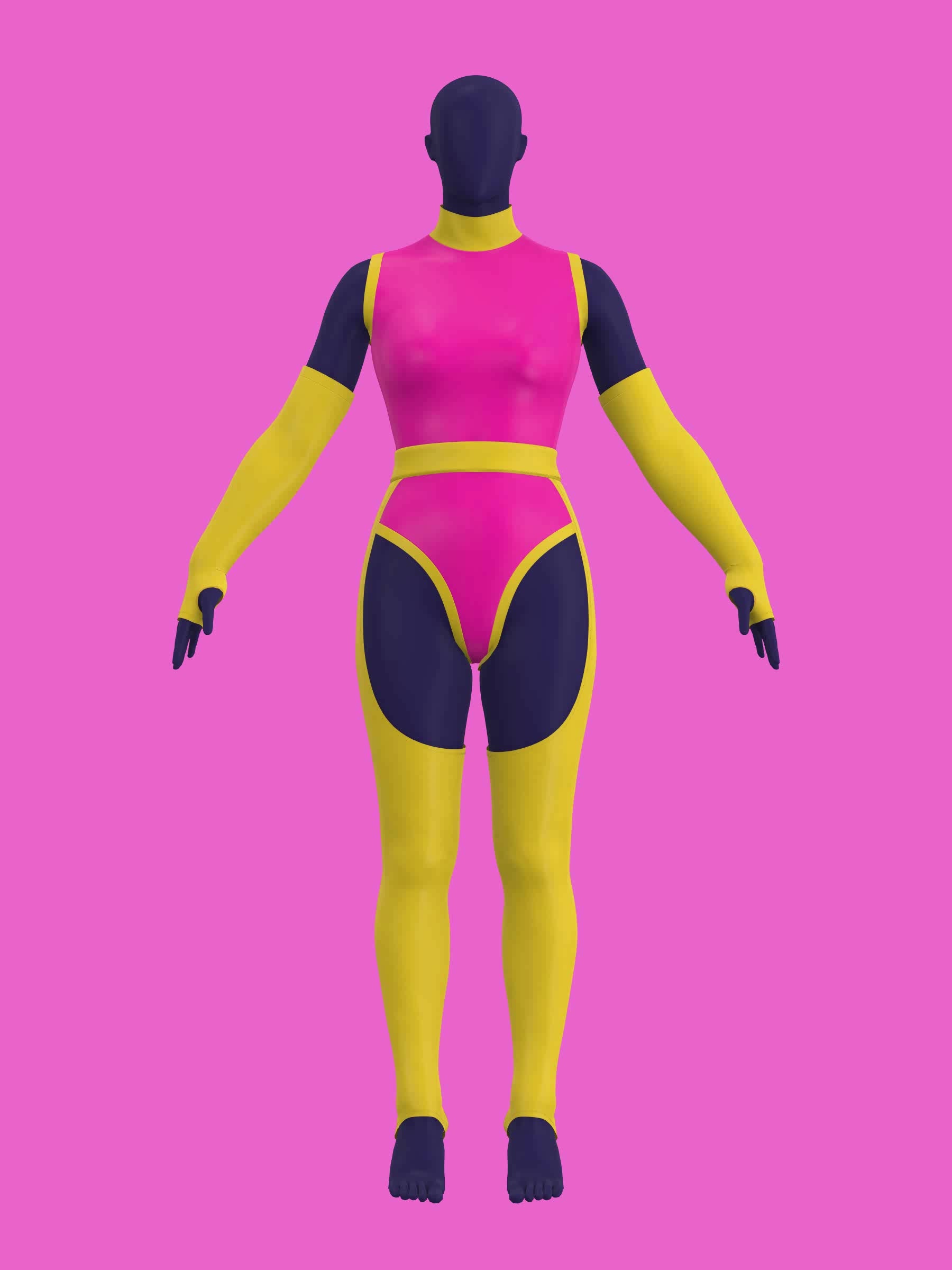 Stretch Set Leotard, Fingerless Opera Gloves, Chaps Sewing Patterns For Drag Queens by Katkow Beginner Sewing Pattern Full Drag Costume 