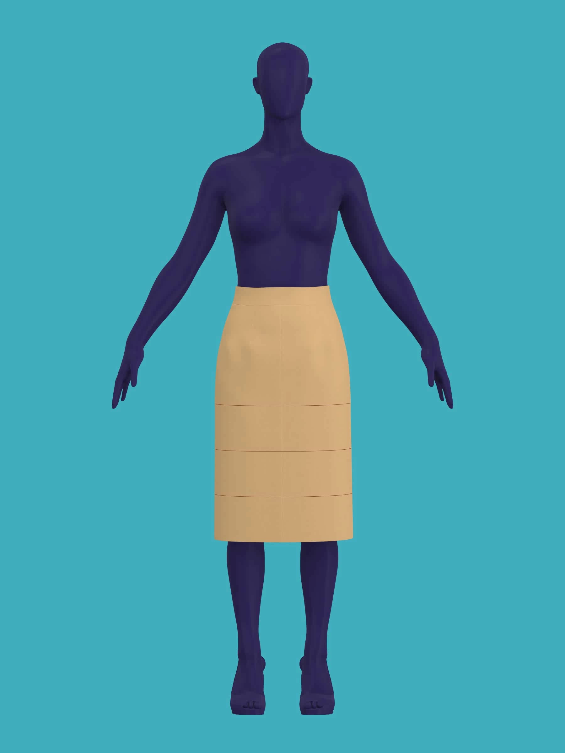 Skirt sloper PDF pattern block for drag queen fashion, non-stretch skirt base for DIY pattern making to create your own custom design in men’s and women’s sizes with hip pad adjustments