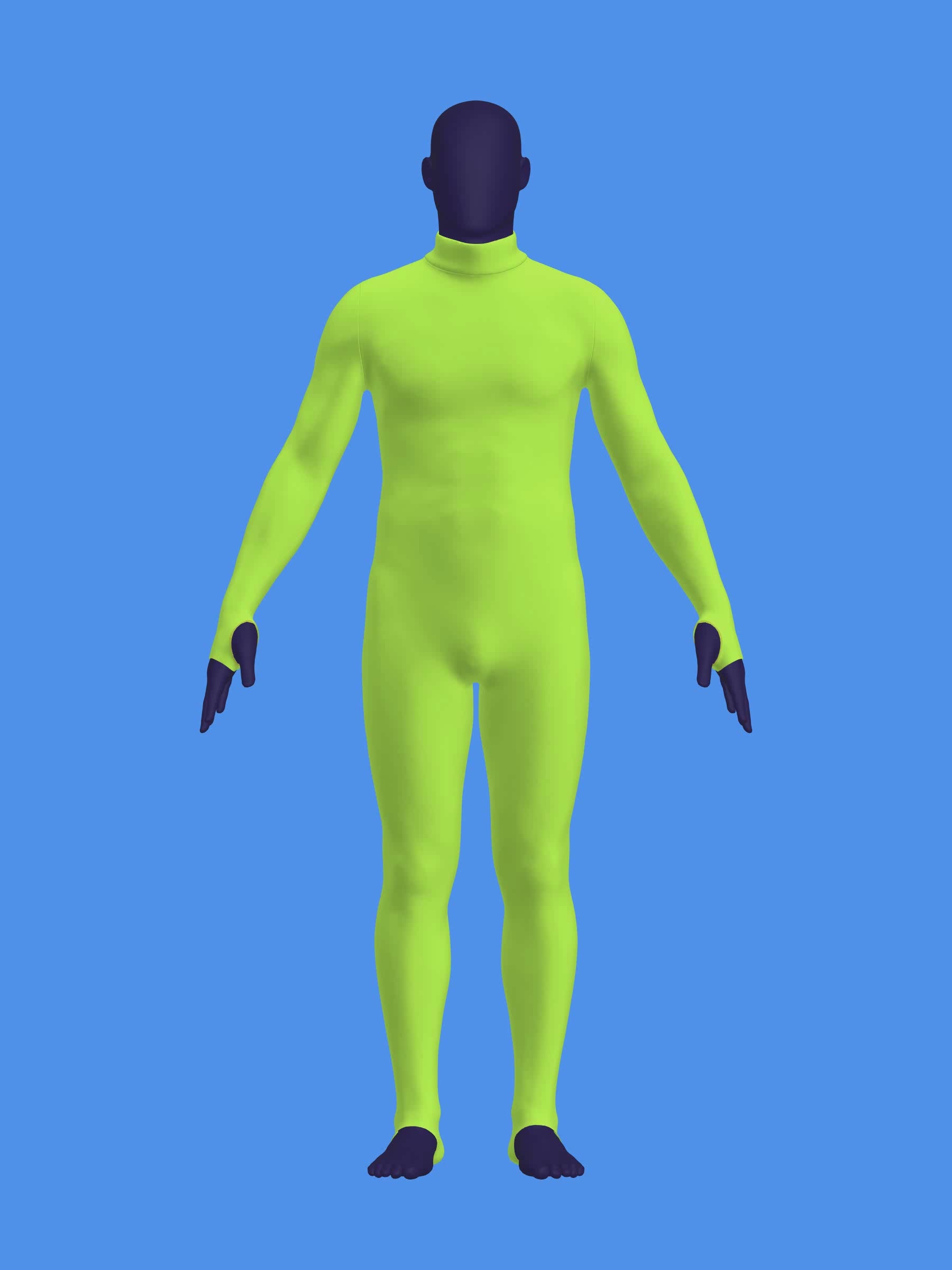 Men's Stretch Catsuit Sewing Pattern For Cosplay Superhero Suit Costume Easy Sew Bodysuit Onsie Leotard Dancewear Katkow