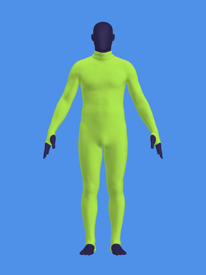 Men's Stretch Catsuit Sewing Pattern For Cosplay Superhero Suit Costume Easy Sew Bodysuit Onsie Leotard Dancewear Katkow