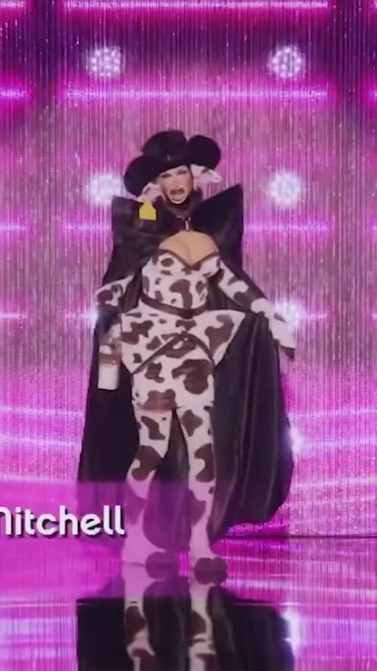 Pointed Shoulder Cape Sewing Pattern (XS-4X) For Drag Queens