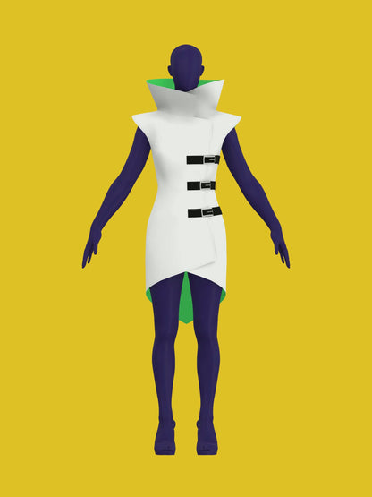 Mad Scientist Lab Coat (XS-XL) Drag Queen Halloween Costume Sewing Pattern Cosplay by Katkow