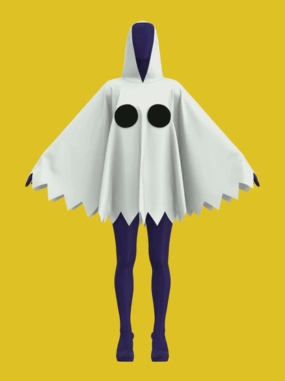 Ghost Hooded Poncho sewing pattern XS-4X for drag queen Halloween costume video