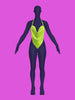 Cowl Neck Top Sewing Pattern by Katkow for Drag Queens Rave Party Disco Vintage Party Costume Outfit 