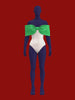 Off-Shoulder Bow Corset Leotard (XS-4X) Drag Queen Sewing Pattern Costume Holiday Evening Bodysuit Boned Oversized Campy Elegant 