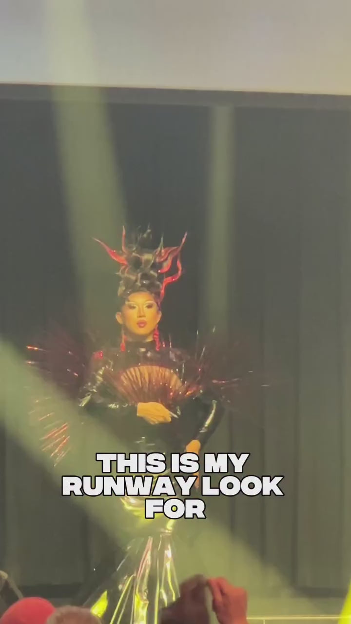 Breast Plate Cut-out Flare Gown Sewing Pattern (XS-4X)