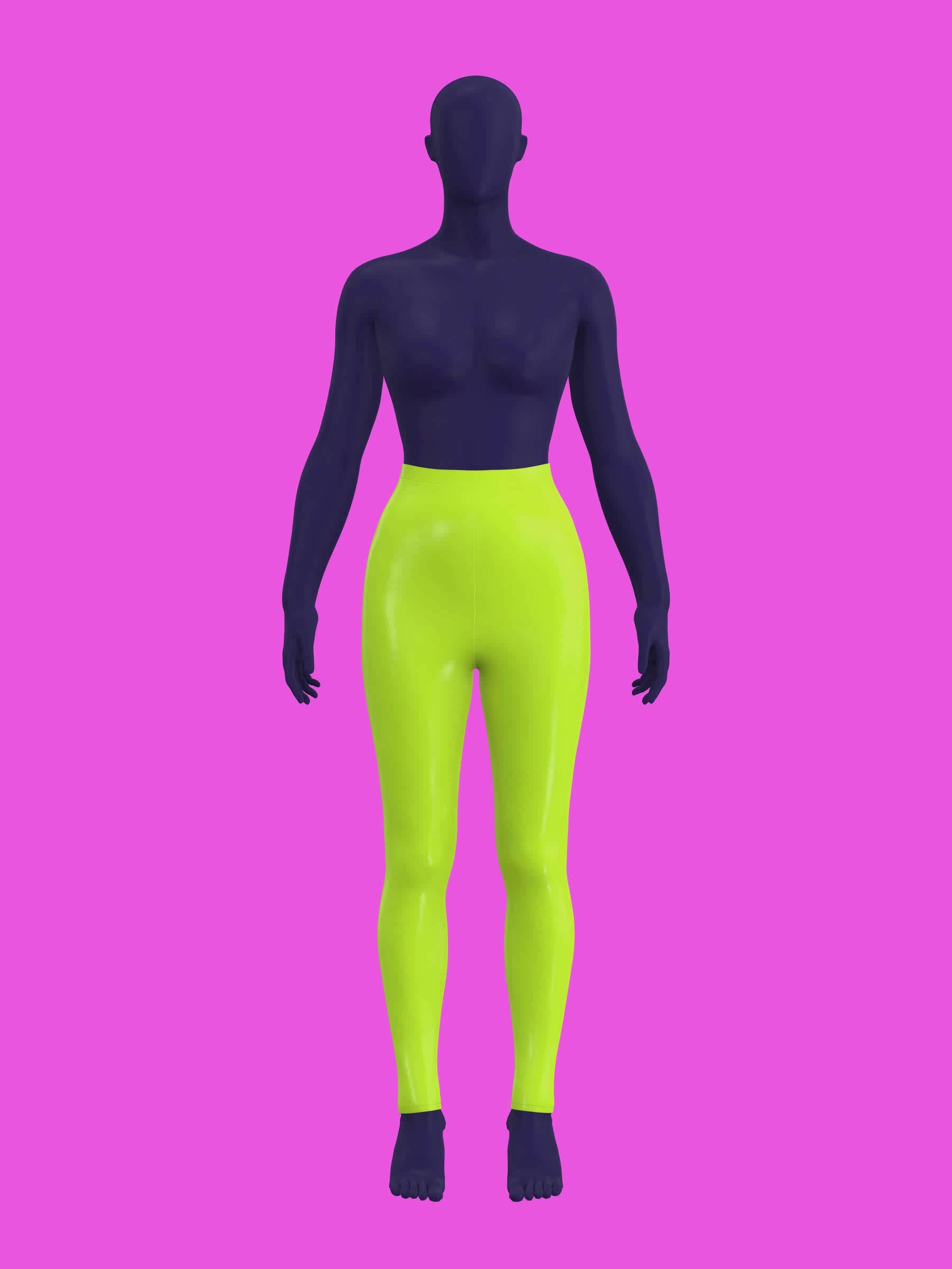 High Waisted Leggings Sewing Pattern (XS-4X) For Drag Queens pants bottoms stretch easy sew by Katkow video