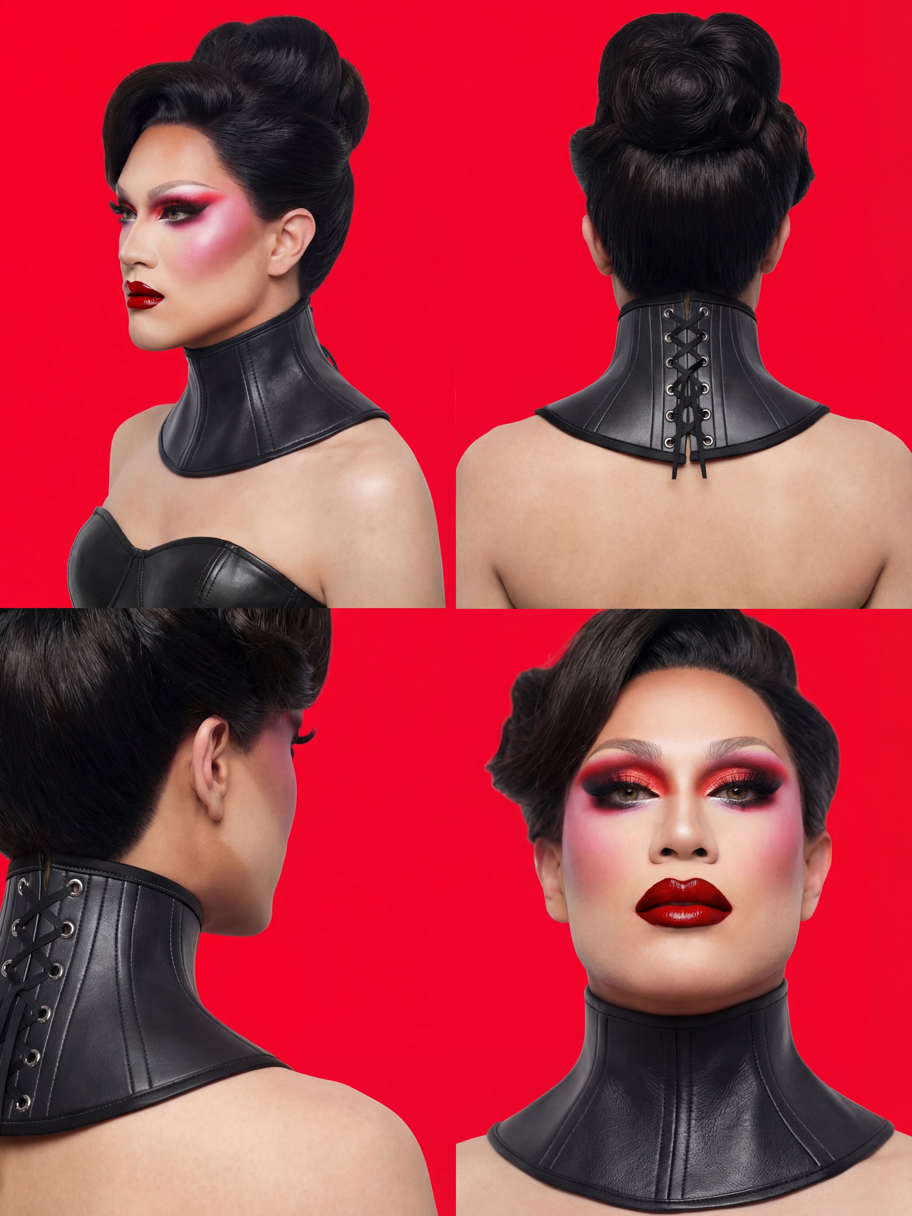 Rounded Neck Corset Sewing Pattern For Drag Queens Cosplay Alternative Goth Costumes Outfits Accessory by Katkow 4