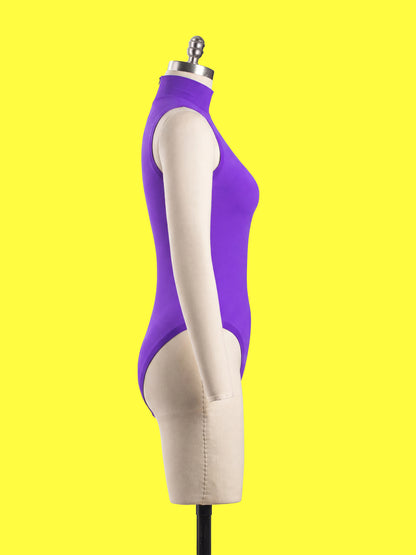 Sleeveless Leotard Sewing Pattern For Drag Queens and Women's Cosplay Stretch Easy Beginner Sewing Dancewear Unitard Bodysuit by Katkow Dressform profile
