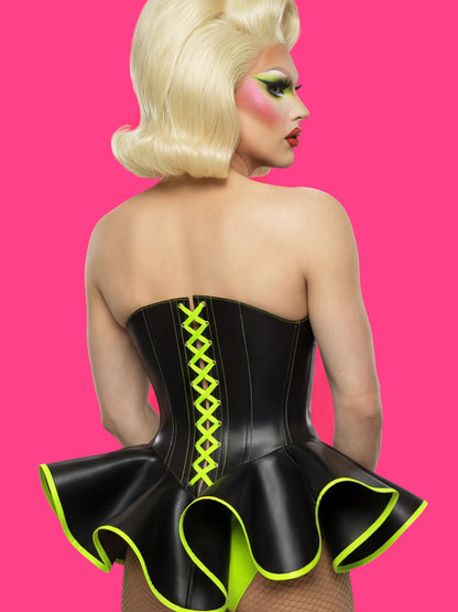 Star Corset Peplum and Thong (Set) Sewing Pattern for Drag Queens Holiday Christmas Costume Outfit Camp by Katkow Festive Back