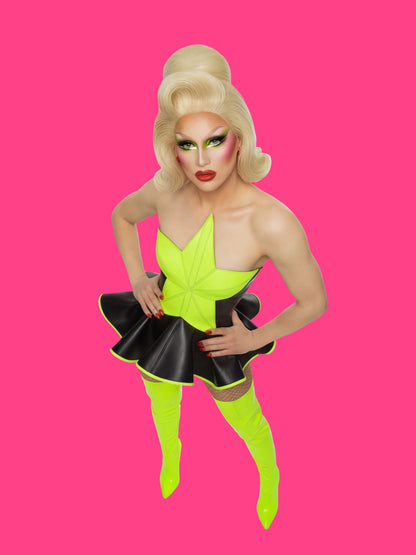 Star Corset Peplum and Thong (Set) Sewing Pattern for Drag Queens Holiday Christmas Costume Outfit Camp by Katkow Festive Top