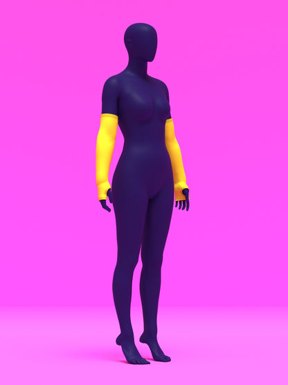 Stretch Fingerless Opera Gloves Sewing Pattern For Drag Queens Beginner Pattern Easy to Sew by Katkow