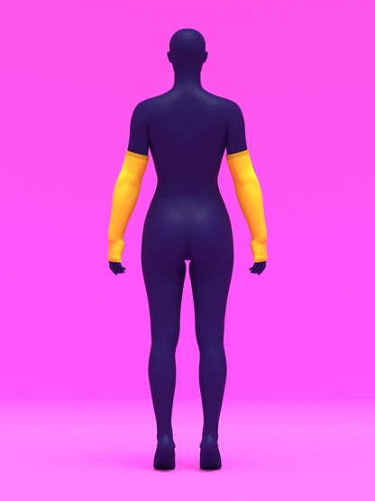 Stretch Fingerless Opera Gloves Sewing Pattern For Drag Queens Beginner Pattern Easy to Sew by Katkow