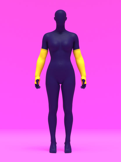 Stretch Fingerless Opera Gloves Sewing Pattern For Drag Queens Beginner Pattern Easy to Sew by Katkow