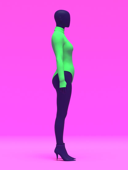 Long Sleeve Leotard Sewing Pattern For Drag Queens and Womens Cosplay Stretch Dancewear Costume Easy Sew by Katkow Profile