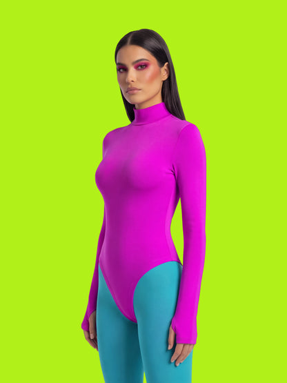 Long Sleeve Leotard Sewing Pattern For Womens Cosplay Stretch Dancewear Costume Easy Sew by Katkow Model