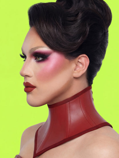 V-Cut Pointed Neck Corset Sewing Pattern for Drag Queens Cosplay Accessory Alternative Goth Costume by Katkow Side 2