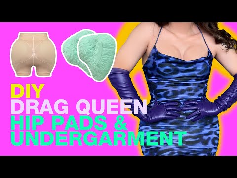 Hip Pads Undergarment Sewing Pattern (XS-2X) For Drag Queens